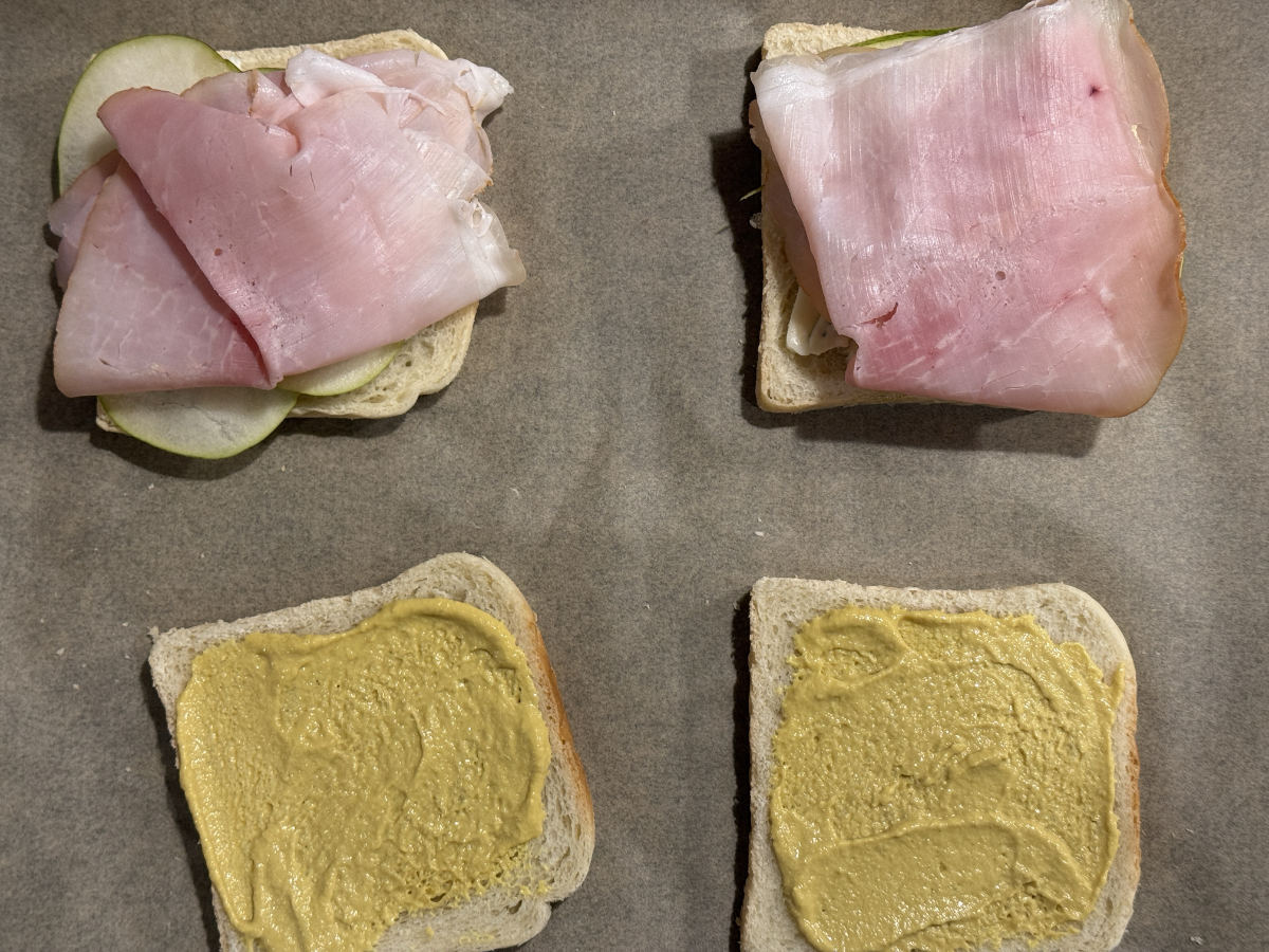 2 croque monsieur Salamico