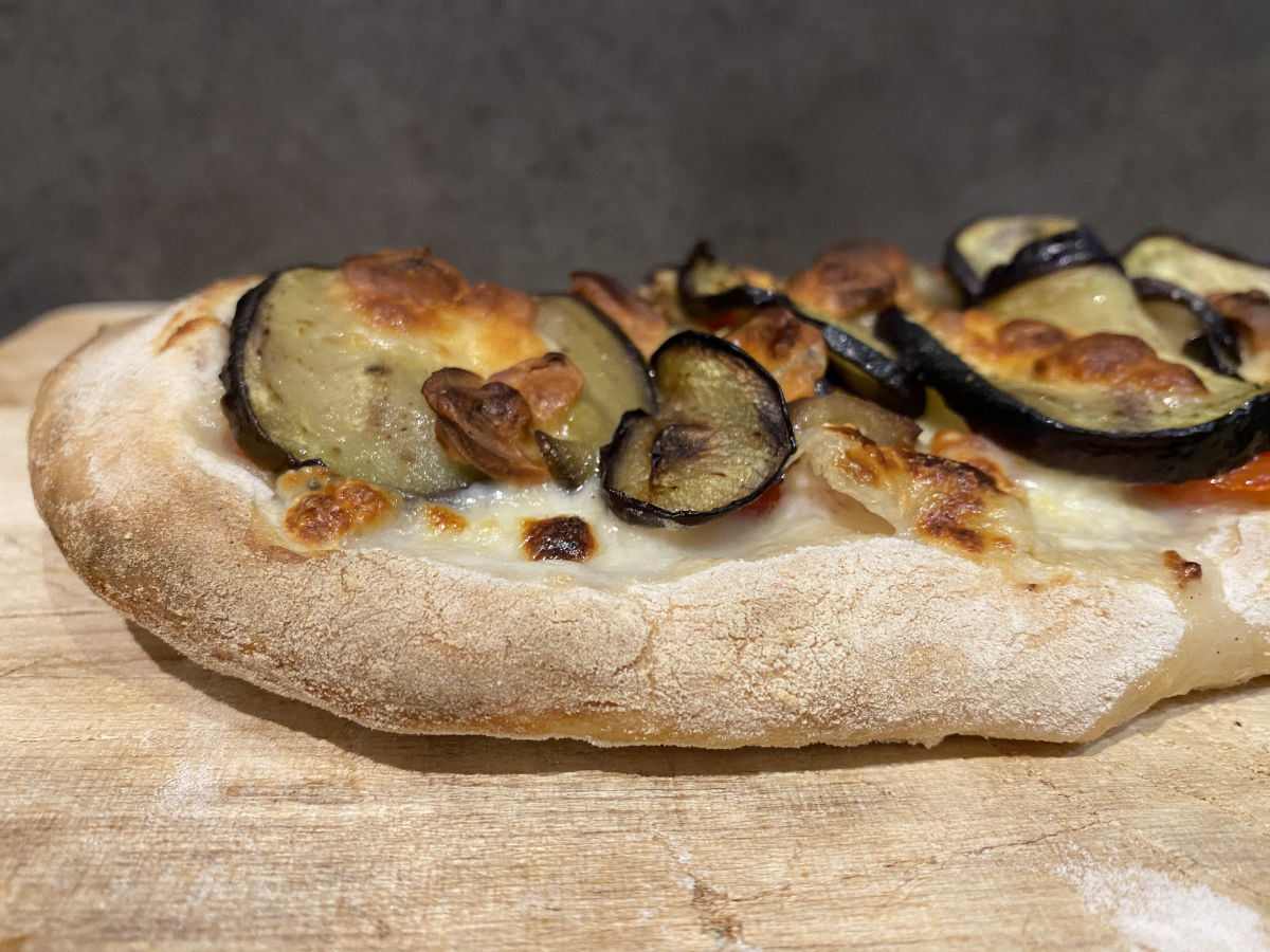 Pinsa Romana Aubergine Scamorza
